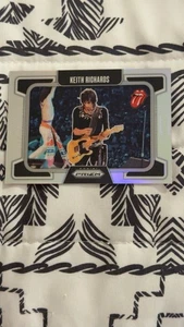 2025 Panini Prizm THE ROLLING STONES SILVER PRIZM KEITH RICHARDS #57 - Bild 1 von 2