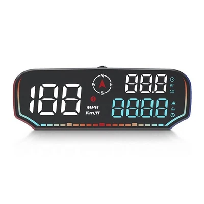 Bright LED Screen Digital Speedometer HUD for Various Weather Conditions - Image 1 of 4