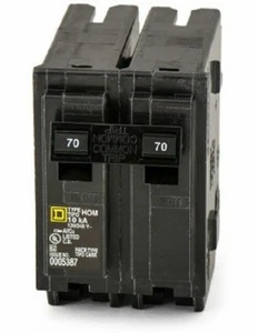 Interruttore Miniatura Quadrato D HOM270 70 A 2 POLI - Foto 1 di 2
