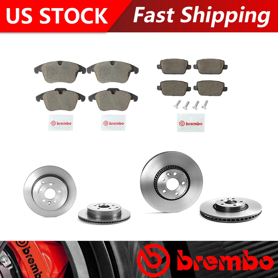 Kit de rotores de freno y pastillas de cerámica para Land Rover LR2 2008-2012 -Brembo Foto 1 de 4