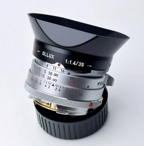 Metal CNC Aluminium Alloy Lens Hood with Filter For Leica Summilux M 35/1.4 Lens - Picture 1 of 18