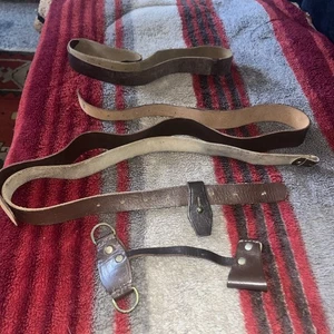 URSS Oficial Hombro Cuero Cinturones-1960-70’s - Imagen 1 de 8