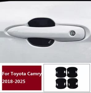 Fit for Toyota Camry 2025 2024 2023 2022-2018 Door Handle Bowl Cover Trims Black - Picture 1 of 7