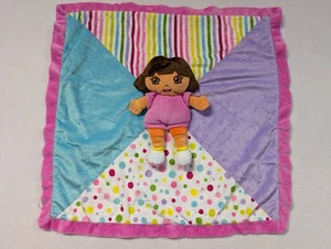 Dora the Explorer Lovey Baby Blanket Plush 24 Inch 2013 Nickelodeon - Picture 1 of 9