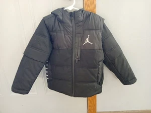 Air Jordan Nike Ultimate Flight Jacket, Coat Black Size 4/5 (Sm) Hooded - Bild 1 von 7