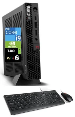 Lenovo ThinkStation Mini Desktop Intel i9-14900 2.00GHz 64GB 1TB SSD T400 W11P - Image 1 of 4