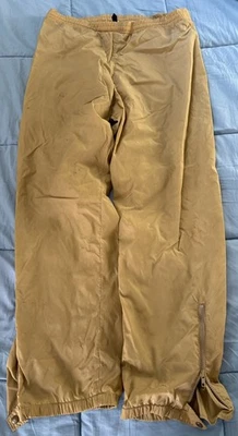 Vintage 90s LL Bean Men’s Nylon Insulated Pants Tan Hunting Hiking Medium - Image 1 of 4
