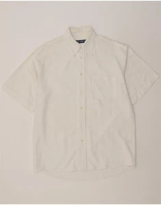 LERROS Herren Kurzarm Hemd Large weiß Viskose DR21 - Bild 1 von 6