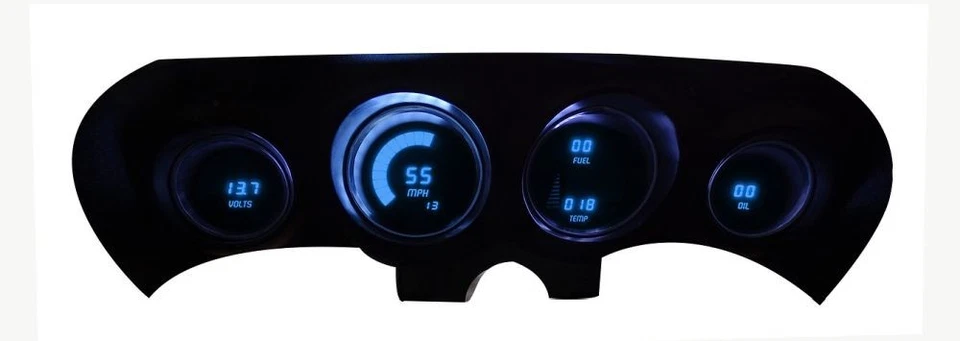 Intellitronix 1969-1970 Ford Mustang LED Digital DP7003 - Azul DP7003B Foto 1 de 4
