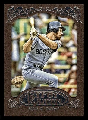 2012 TOPPS GYPSY QUEEN WADE BOGGS 248 FRAMED GOLD MINT BASEBALL BOSTON RED SOX - Image 1 of 2