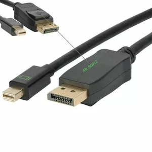 High video signal quality Cable 4K 60Hz cable Mini DP to DP Adapter HD Video 2K - Picture 1 of 11