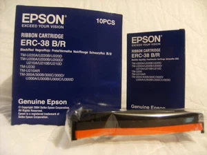Epson C43S015376 Ribbon Cartridge, Black/Red 1 Red/Black - Picture 1 of 3