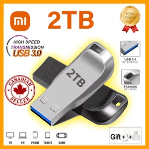 2TB 1TB 512GB 256GB USB 3.2 Flash Drive Metal High-Speed Waterproof Memory Stick - Picture 1 of 16