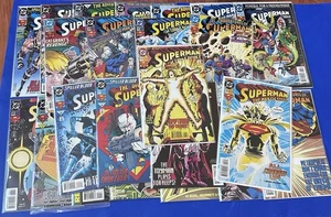 #A28 Lot of 23 Mixed Superman Comics - Picture 1 of 23