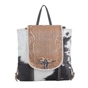 Padauk Covers Hand-Tooled Bag S-4703 - Bild 1 von 7