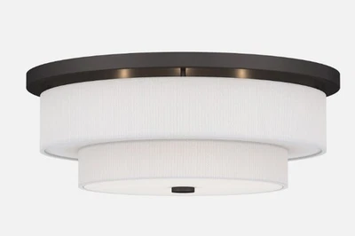 Livex Lighting 50866-07 Meridian - 4 Light Flush Mount in Modern Style - 21.5 - Image 1 of 4