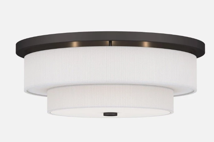 Livex Lighting 50866-07 Meridian - 4 Light Flush Mount in Modern Style - 21.5 - Image 1 of 4