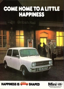 1978 British Leyland MINI, UK-Ausgabe Zeitschriftenanzeige - 8,25 x 10,75 Zoll - montiert - Bild 1 von 1