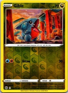 Gible Reverse Holo Common SWSH09 SWSH09: Brilliant Stars 107/172 NM - Bild 1 von 2