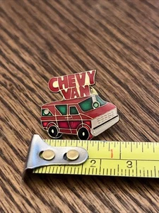 DE COLECCIÓN CHEVY CHEVROLET VAN ESMALTE PIN BOTÓN INSIGNIA PINBACK FORD TOYOTA AÑOS 80’s - Imagen 1 de 2