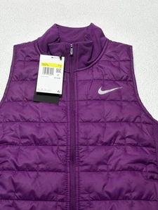 Nike Therma-Fit Women's Running Vest Viotech Violet Purple Size Small DD6084 503 - Picture 1 of 10