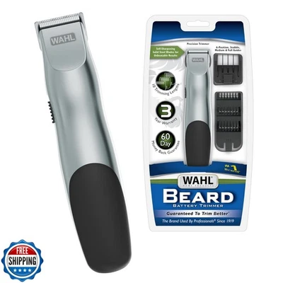 Wahl Groomsman Battery Operated Facial Hair Trimmer for Beard and Mustache Tr - Image 1 of 4