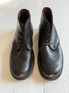 Clarks Herren Schwarz Leder Chukka Wüste Stiefel Größe 7,5. EUC - Bild 1 von 8