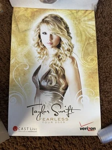 Taylor Swift Fearless 2009 Tour Poster 16X11 World Tour Celebrity - Picture 1 of 1