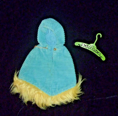 VTG '70 MATTEL FRANCIE-#1764 CORUROY CAPE-DOLL OUTFIT-BARBIE's COUSIN-SS-47-PA - Image 1 of 3