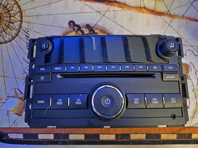 原始设备制造商通用 Delphi 收音机 CD MP3 播放器 25834576 28152092 – 2007–2013 雪佛兰 GMC  — 第 1/2 张图片