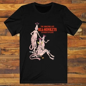 Sea Monkeys Comic 60's 70's Books Cartoon Men's Black Size S to 5XL - Picture 1 of 1