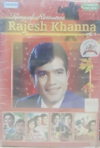 King Of Romance Rajesh Khanna Vol. 3 Evergreen Bollywood Hindi Movie 4 DVDs Set - Picture 1 of 2