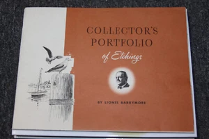 Lionel Barrymore Folienradierungen - 6er Set Gold - Vintage - mattiert für 8x10 Rahmen - Bild 1 von 7