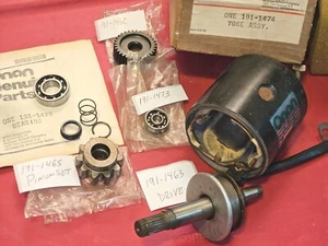 Onan STARTER 191-1398 PARTS LOT YOKE DRIVE GEARS BEARINGS Mitsubishi M2T53481 - Picture 1 of 12