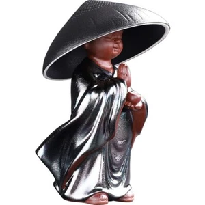 Ceramic Monk Tea Strainer Tea Leaking Creative Kung Fu Tea Set Tea Filter - Picture 1 of 5