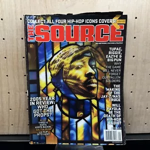 THE SOURCE COVER POSTER NOT ATTACHED Magazine #195 January 2006 Tupac - Picture 1 of 7