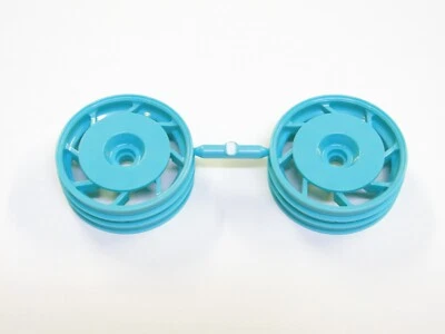 NEW KYOSHO ULTIMA '87 WC Wheels Front PEPPERMINT GREEN 8D 50mm WORLDS KU25 - Image 1 of 3