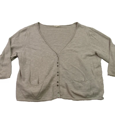 Suéter informal Eileen Fisher para mujer 1X Plus manga larga aire libre Foto 1 de 4