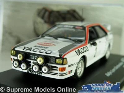 AUDI QUATTRO MODEL CAR 1984 RALLY 1:43 SCALE IXO DARNICHE MAHE GROUP B K8