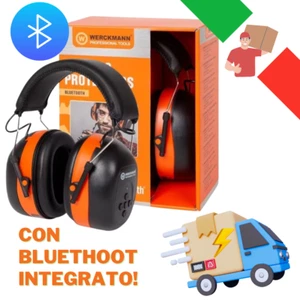 Werckmann Cuffia Antirumore con Bluetooth – Protezione Udito Decespugliatore - Foto 1 di 5