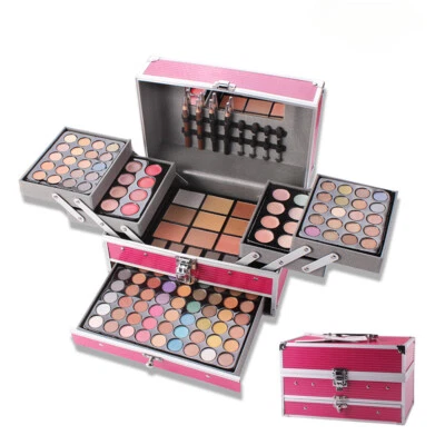 Professional Makeup Set Box Full Kit Eyeshadow Palette Women Gift Aluminum Case - Image 1 of 4