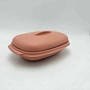 Tupperware Vegetable Steamer-1273-3-Rare Clay-Terra Cotta Color-Holds 6 Cups - Foto 1 di 7