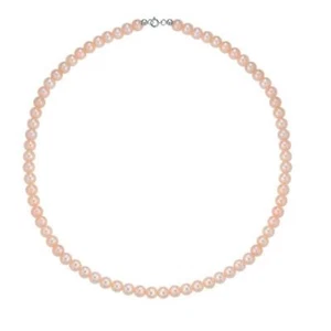 Collana Donna KIOTO COLLROSA con Perle Rosa e chisura oro Bianco 18 kt - Imagen 1 de 2