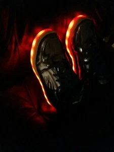 Skechers Energy Lights Youth Blue High Top Athletic Shoes size 5 soles good - Picture 1 of 12