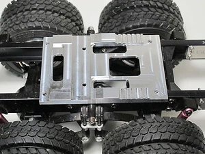 Custom made Aluminum Fifth wheel coupling Mounting Plate Tamiya RC 1/14 Cascadia - Picture 1 of 3