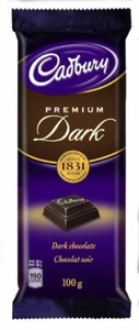 1x Dairy Milk Premium Dark Chocolate Bar Full Size 100g CADBURY Canada- FRESH  - Picture 1 of 1