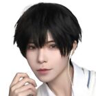 Anime Party Short Straight Wigs Cosplay Costume Colourful Cosplay Wig  Men
