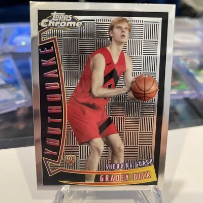 2023-24 Topps Chrome Basketball Gradey Dick Youthquake Rookie RC 🔥 - Image 1 of 4