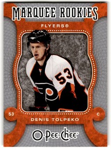 2007-08 O-Pee-Chee Denis Tolpeko Rookie #580 Philadelphia Flyers