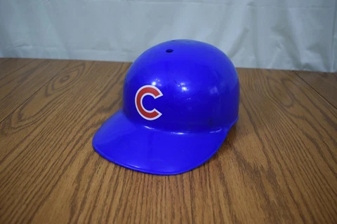 Vintage Laich Chicago Cubs Plastic Batting Helmet Souvenir MLB Baseball Cubbies Cover